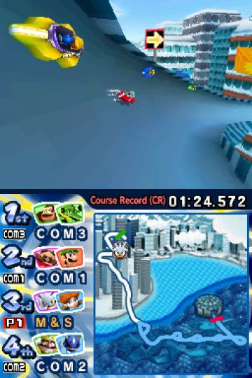 Immagine -4 del gioco Mario & Sonic ai Giochi Olimpici Invernali per Nintendo DS